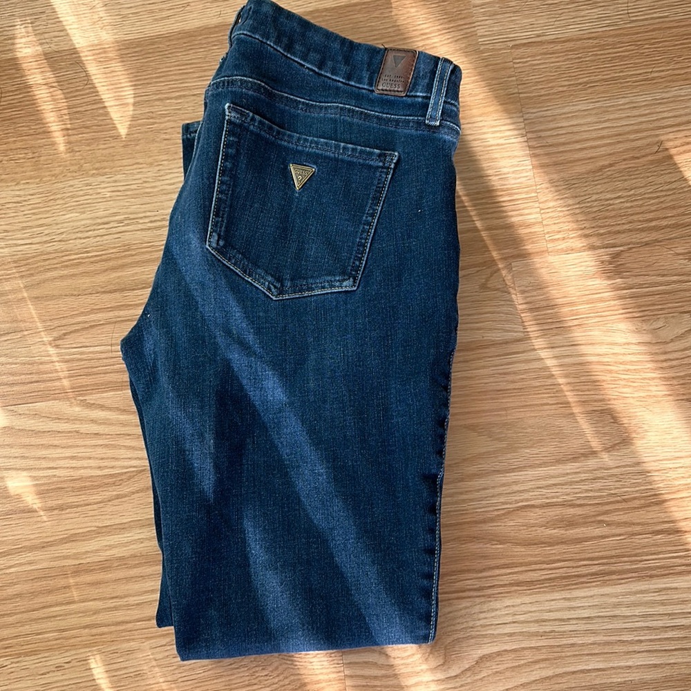 Dark Blue Women's Jeans - Classic Stretch Denim